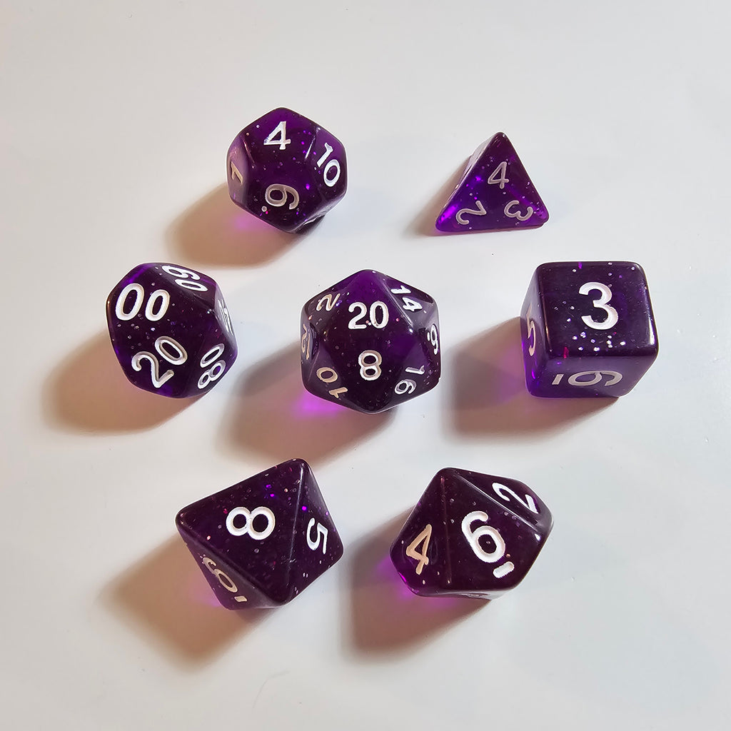 Set de dados acrílicos Cherry Bombshell