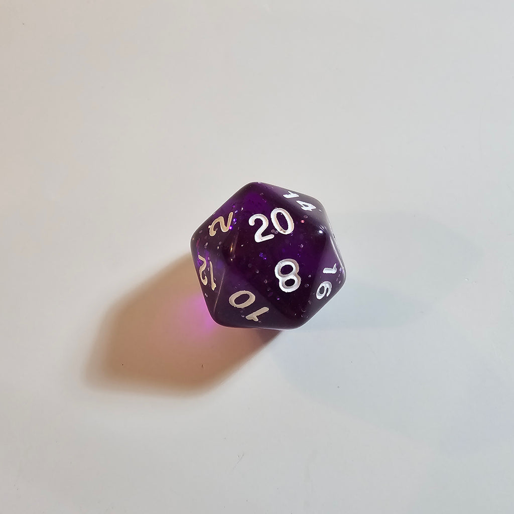 Set de dados acrílicos Cherry Bombshell