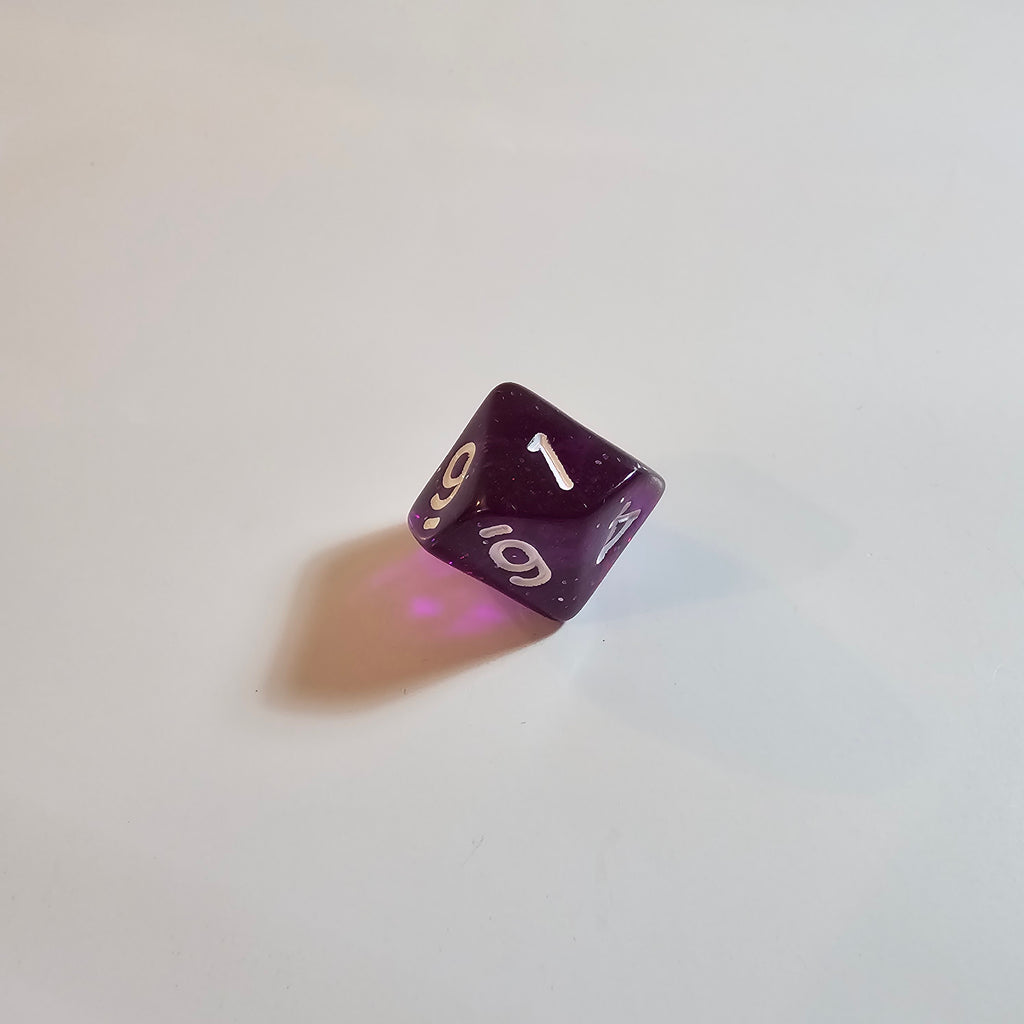 Set de dados acrílicos Cherry Bombshell