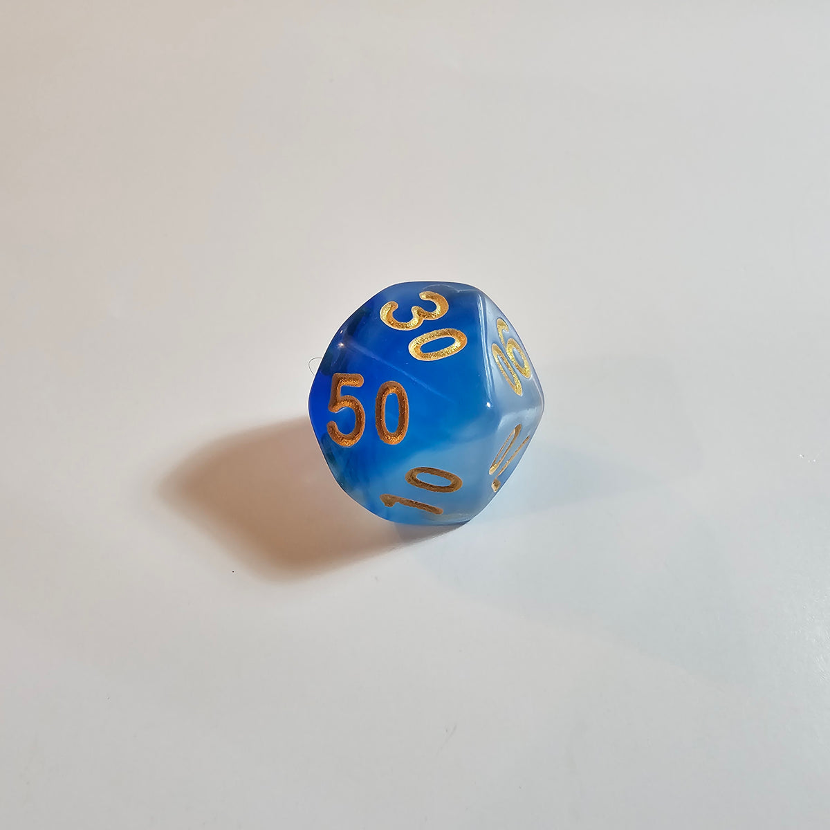 Frozen Veil Acrylic Dice Set