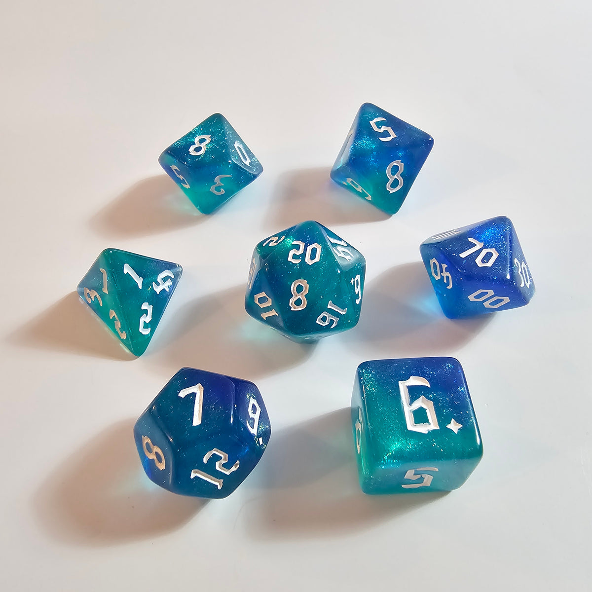 Set di dadi in acrilico Pirate's Reef