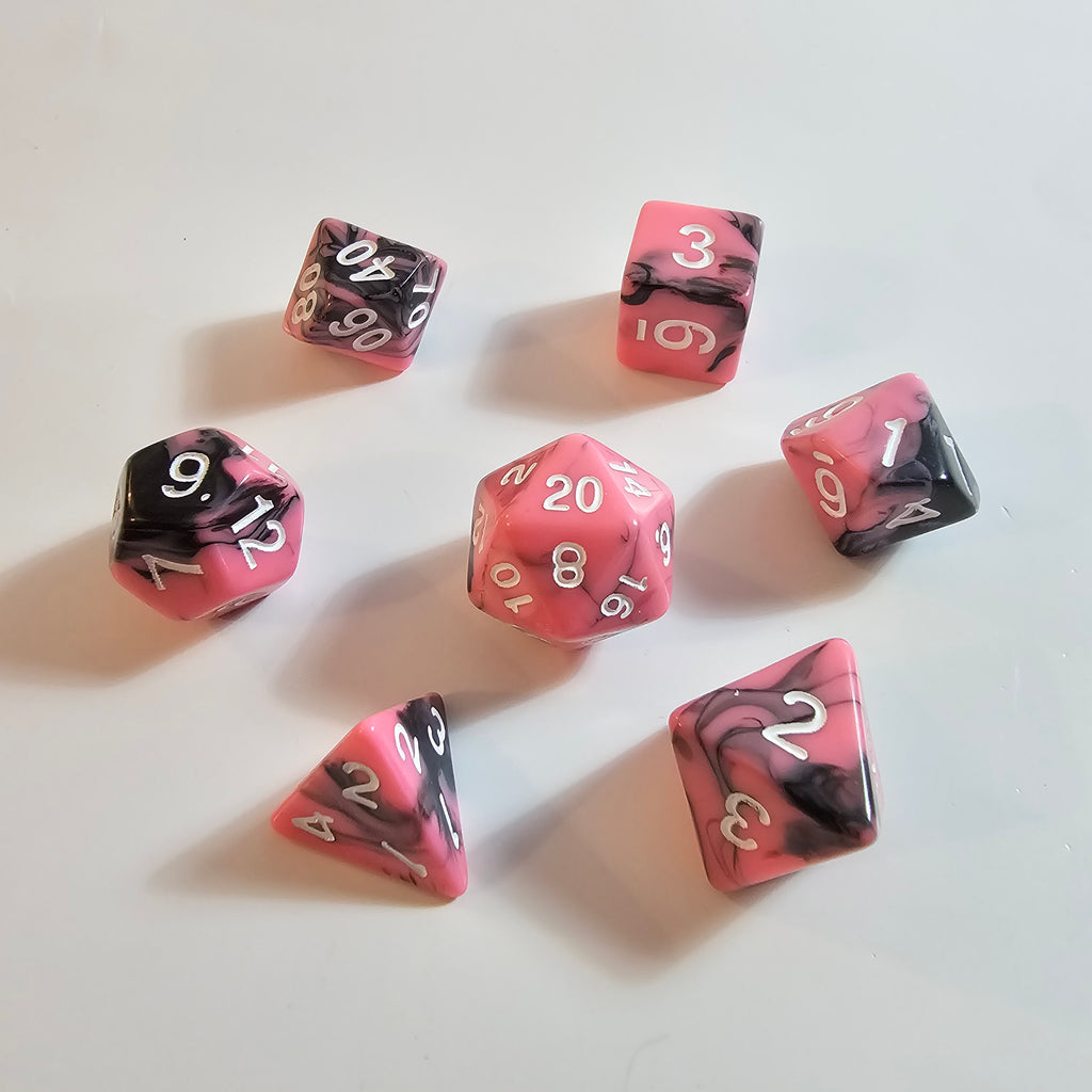 Set de dados acrílicos Tainted Kiss