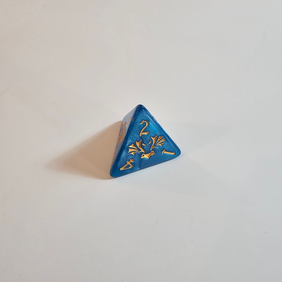 Blue Dragon Acrylic Dice Set