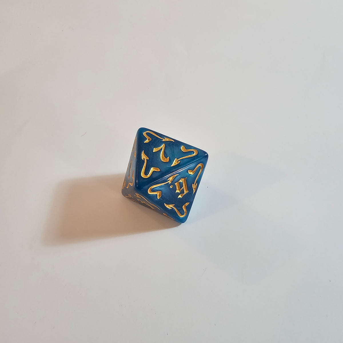 Blue Dragon Acrylic Dice Set