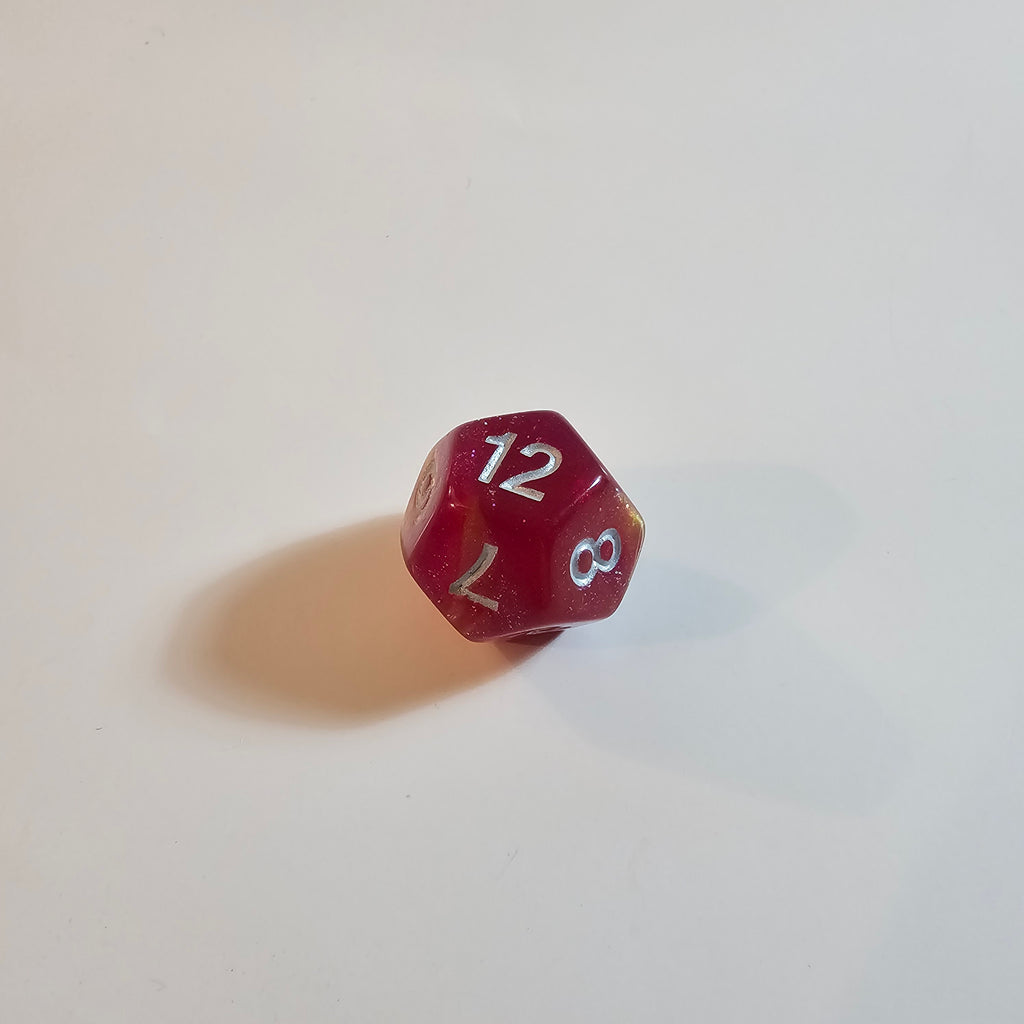 Jeu de dés en acrylique Sunfire Bloom