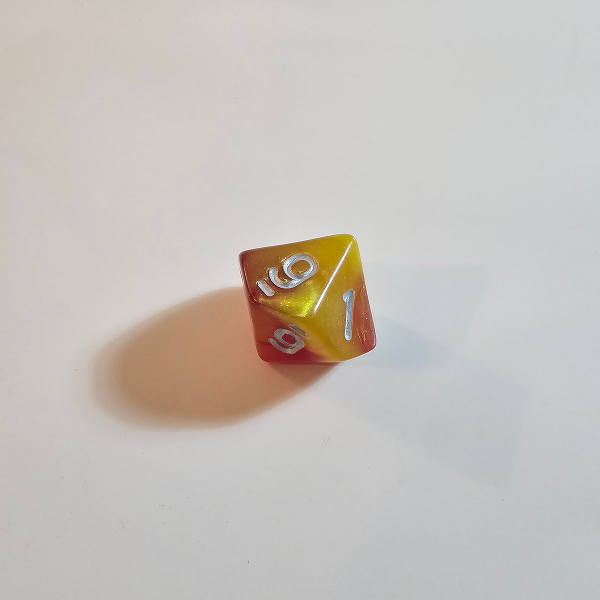 Jeu de dés en acrylique Sunfire Bloom