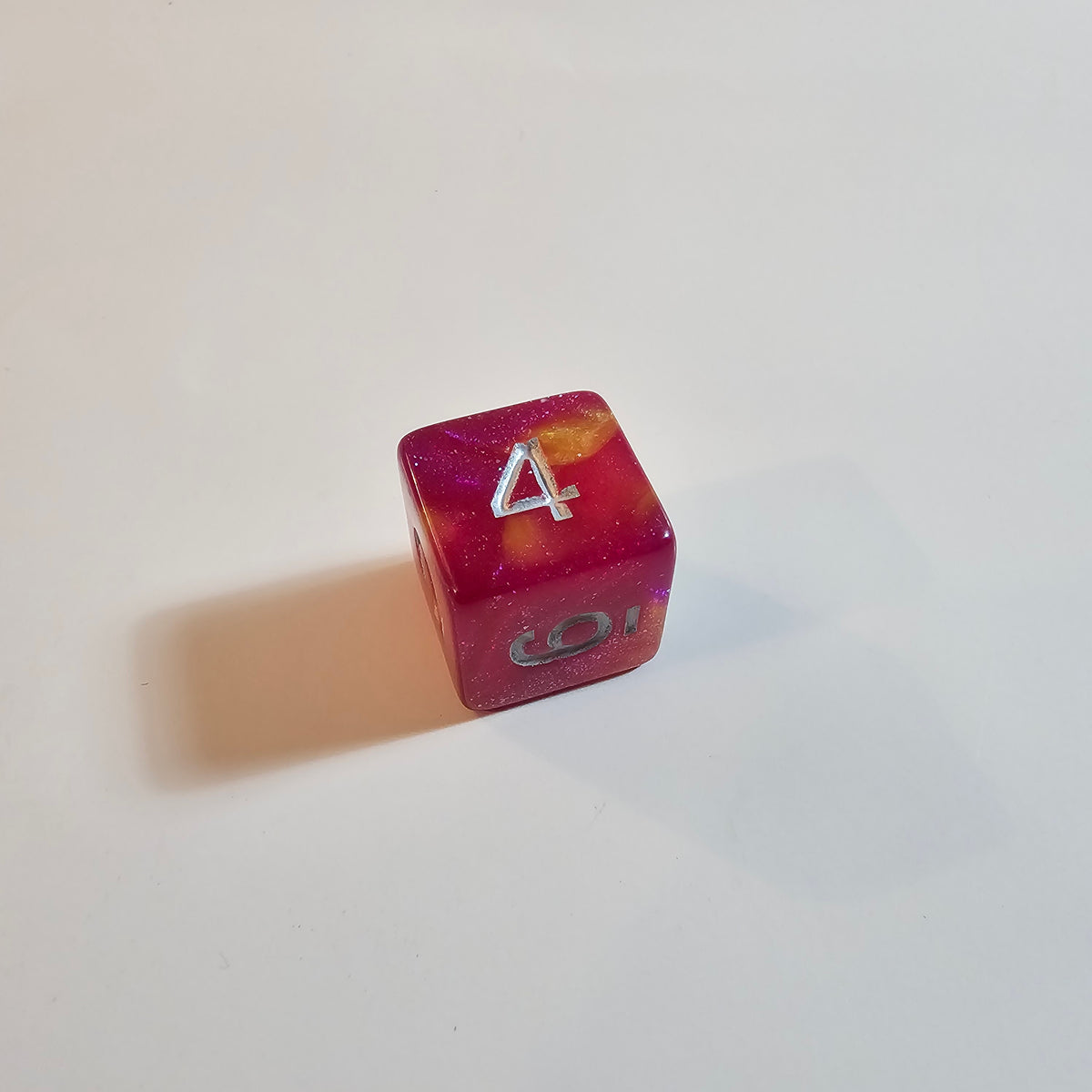 Jeu de dés en acrylique Sunfire Bloom