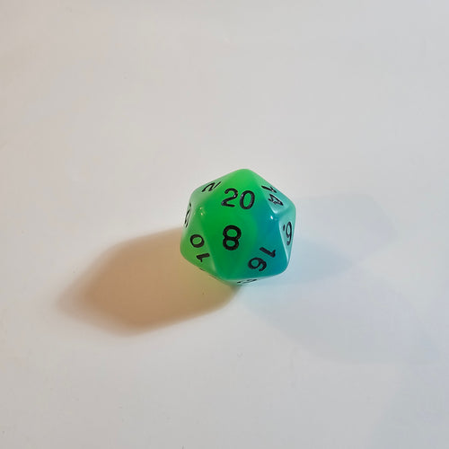 Комплект акрилни зарчета Alchemist Green Glow