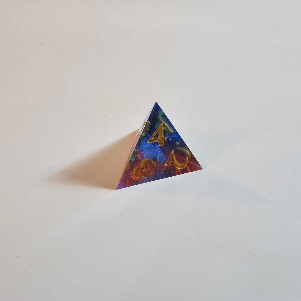 Set di dadi in resina Novashard Sharp Edge