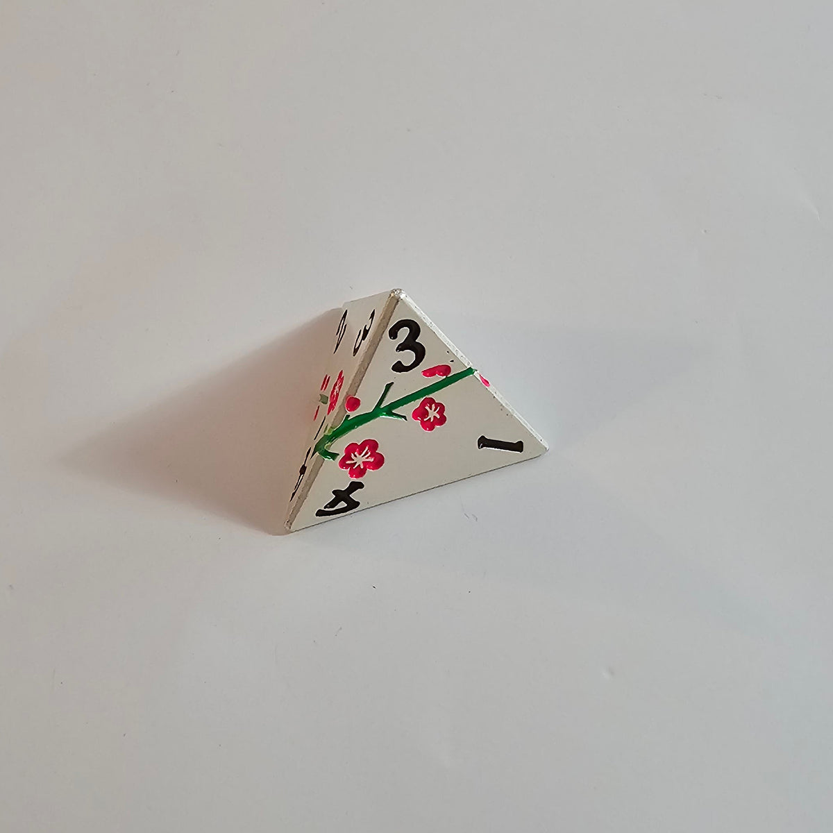 Set di dadi in metallo massiccio Silver Blossom