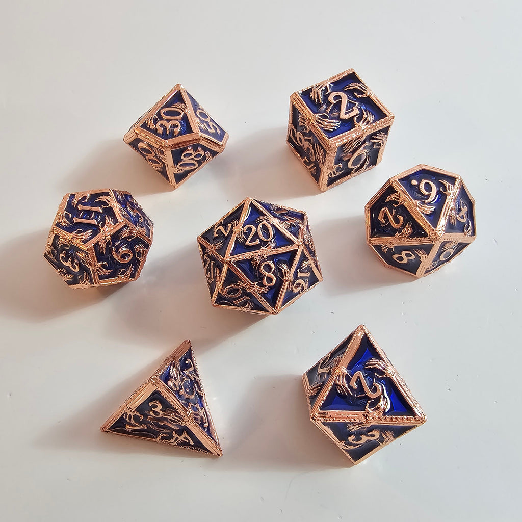 Vaultkeepers Grasp Solid Metal Dice Set