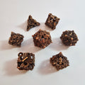 Set de dés en métal creux Copper Wing Dragons