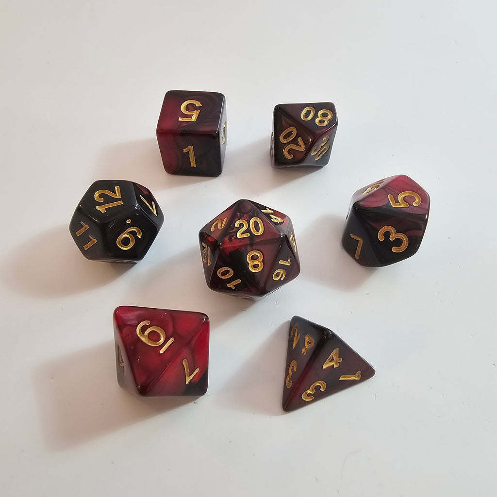 Abyssal Heart Acryl-Würfelset