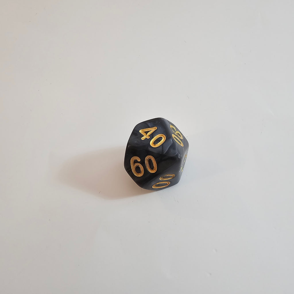 Set de dés en acrylique Nightstone