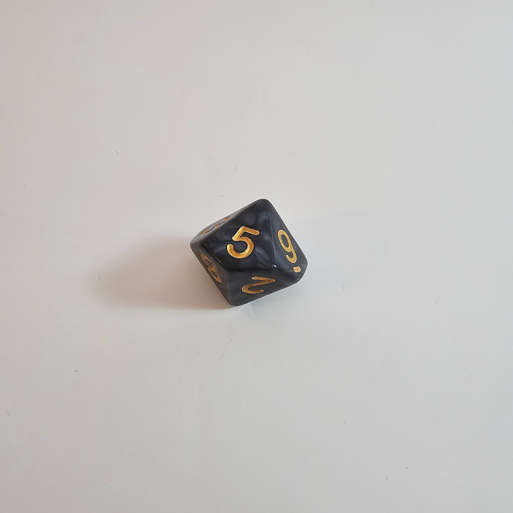 Set de dés en acrylique Nightstone