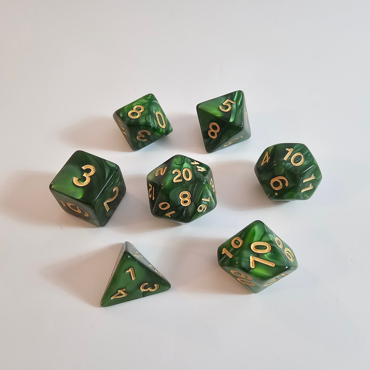 Set di dadi in acrilico Bramosia del Goblin