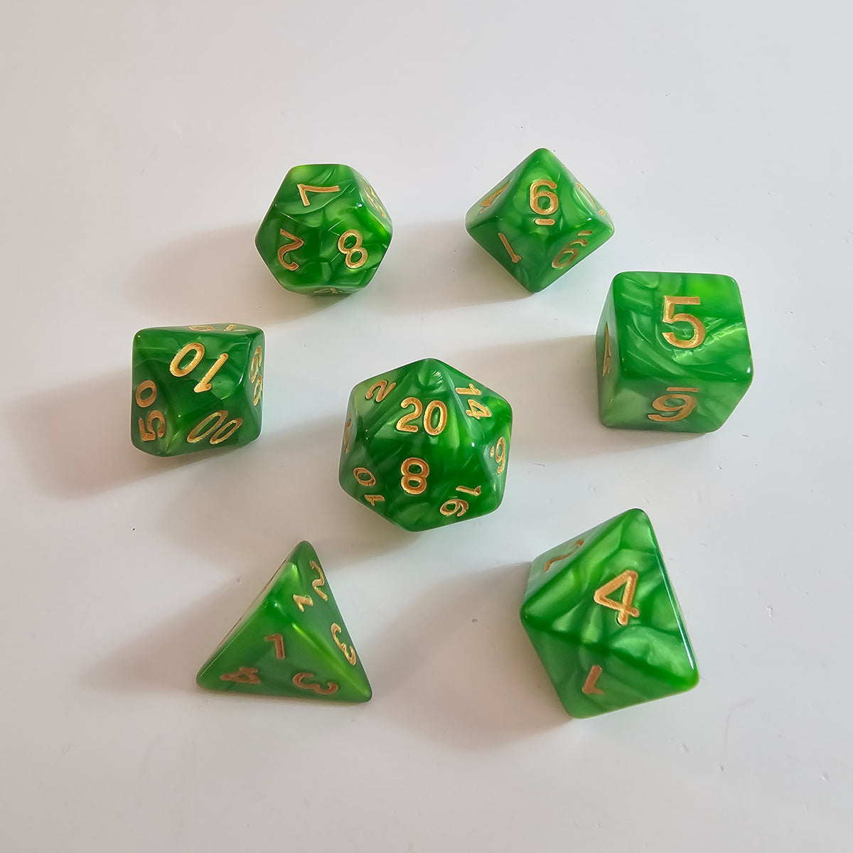 Set di dadi in acrilico Glimmervine