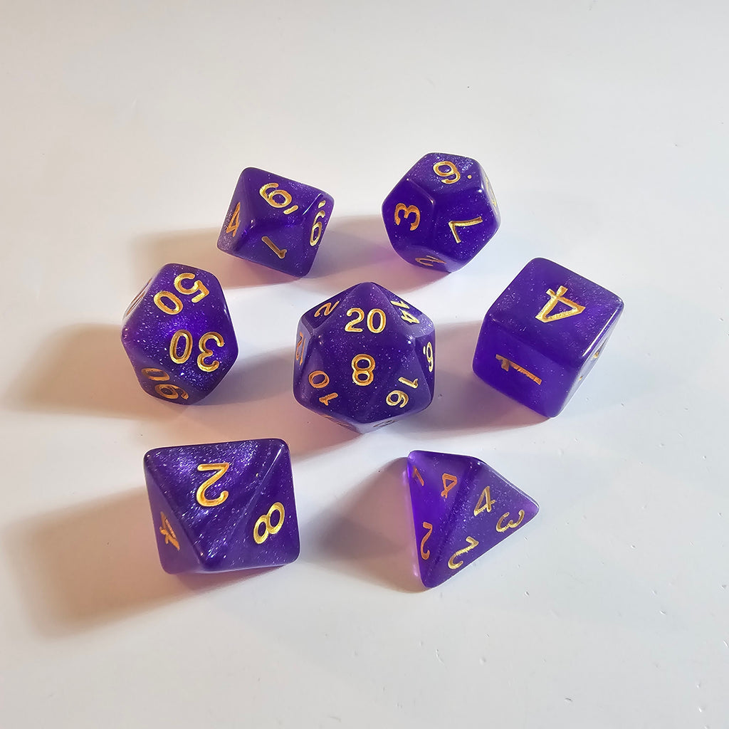 Nightshade Crown Acrylic Dice Set