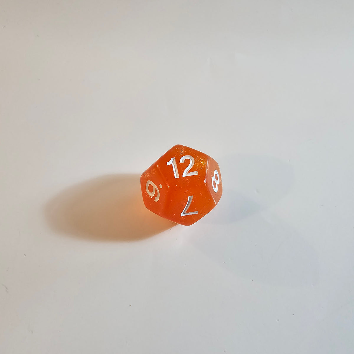 Set di dadi in acrilico Orange Fizz