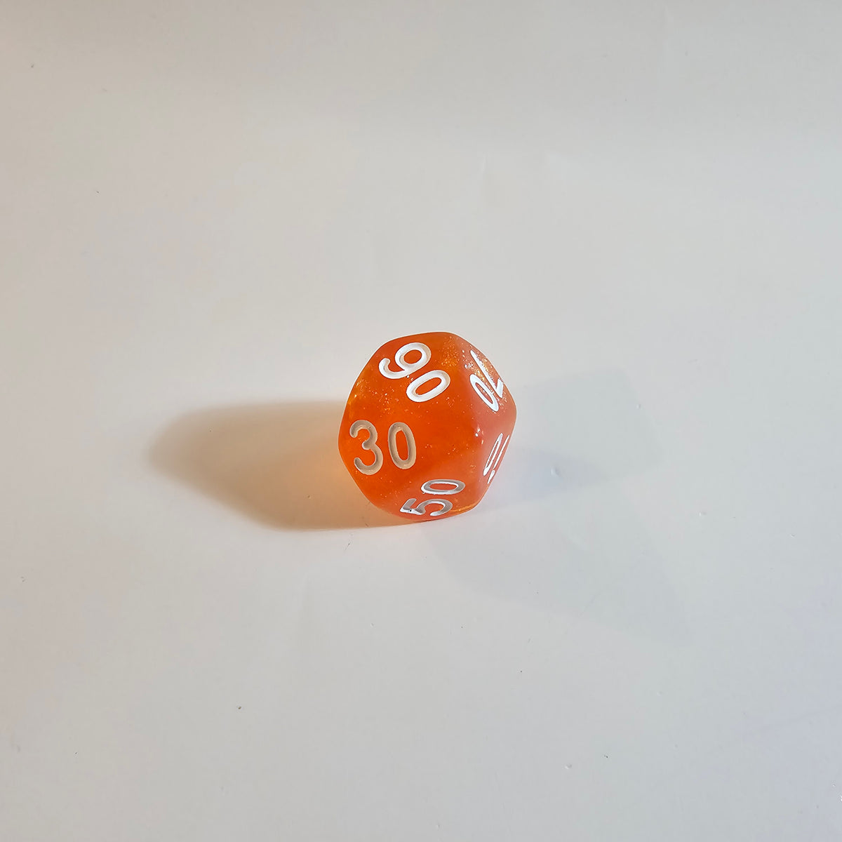 Set di dadi in acrilico Orange Fizz