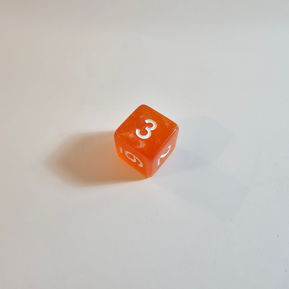 Orange Fizz Acrylic Dice Set