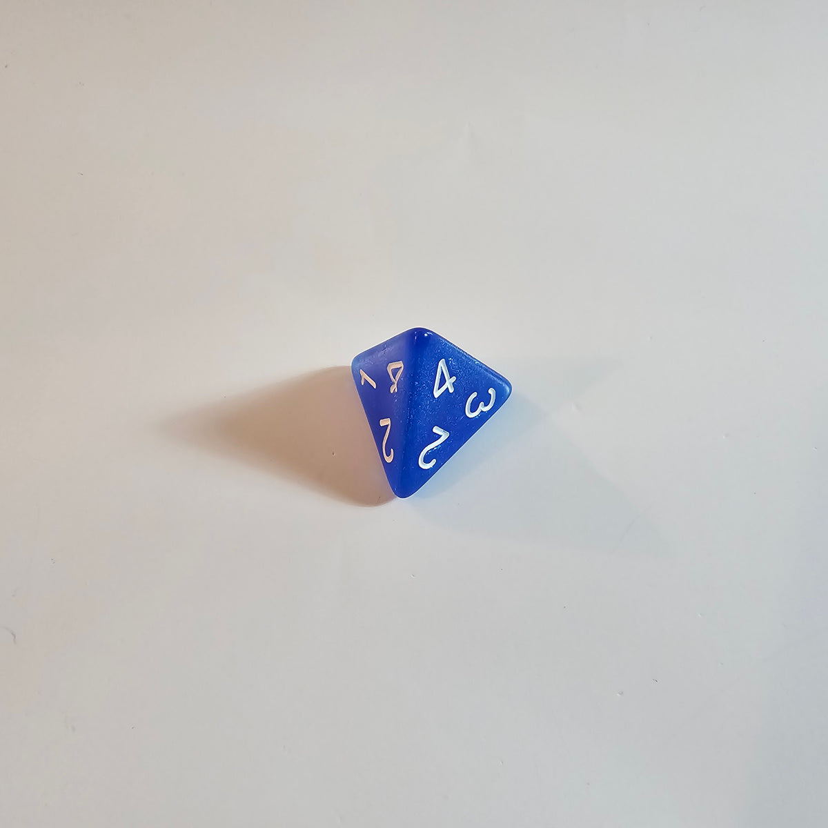Sapphire Drift Acrylic Dice Set