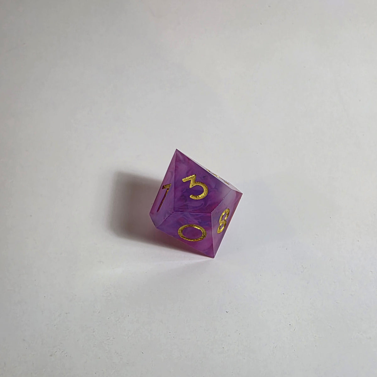 Candy Floss Cloud Sharp Edge Resin Dice Set