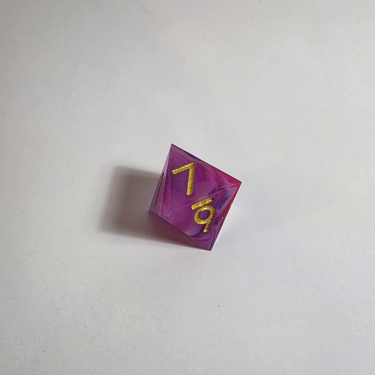 Candy Floss Cloud Sharp Edge Resin Dice Set