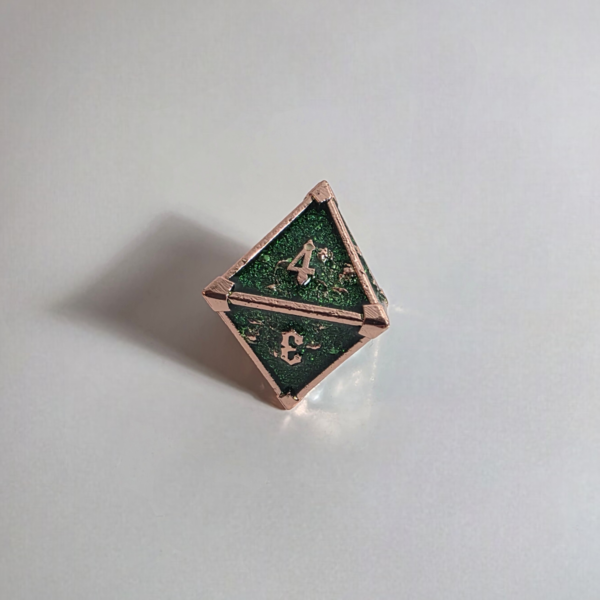 Dreaded Dragon Lich Solid Metal Dice Set