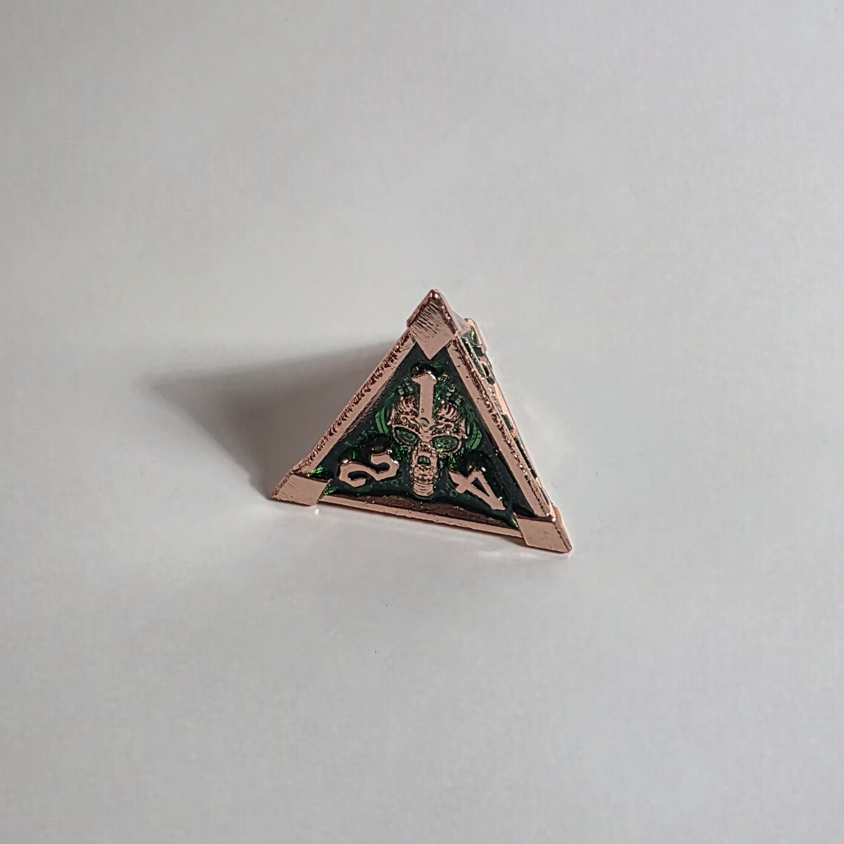 Dreaded Dragon Lich Solid Metal Dice Set