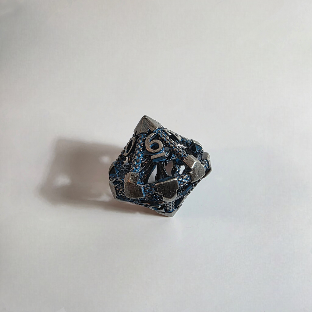 Set de dados de metal Kraken Hollow