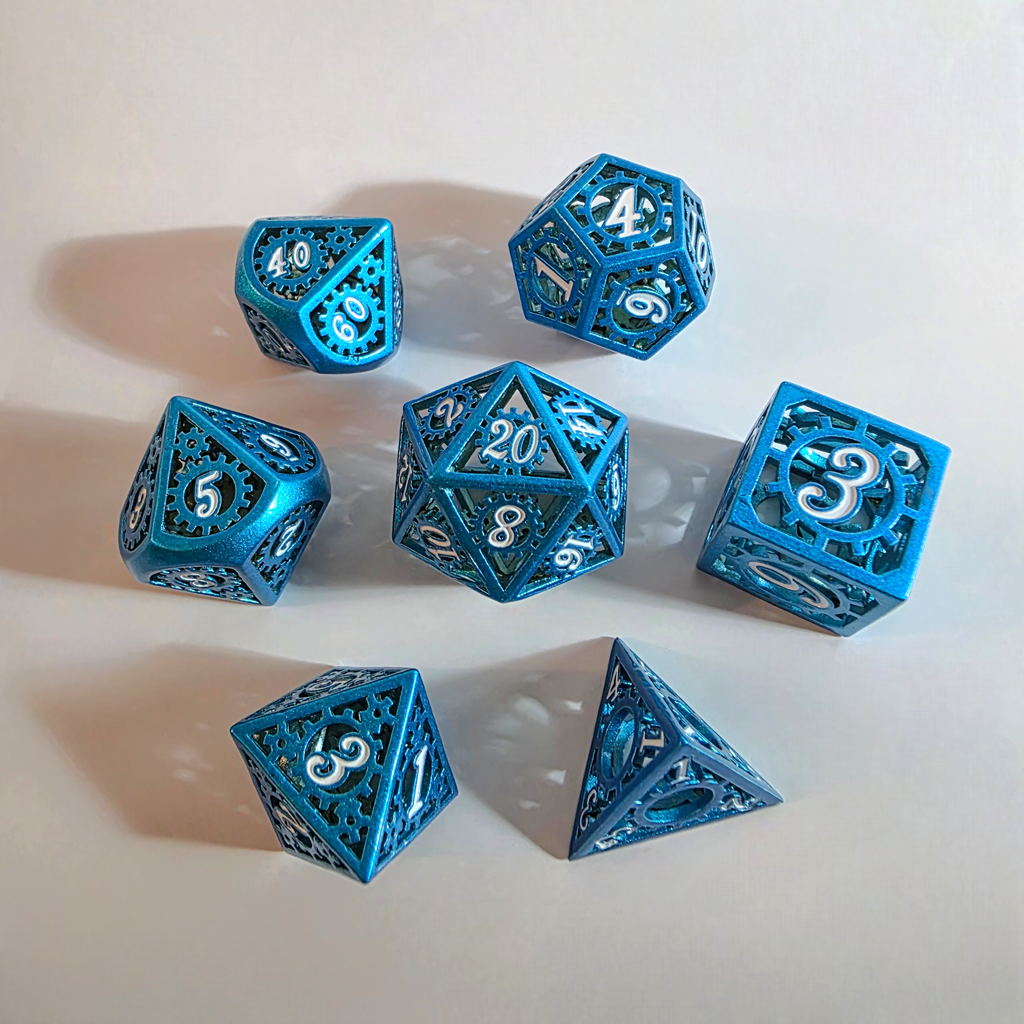 Set di dadi in metallo cavo Cryogenic Gears