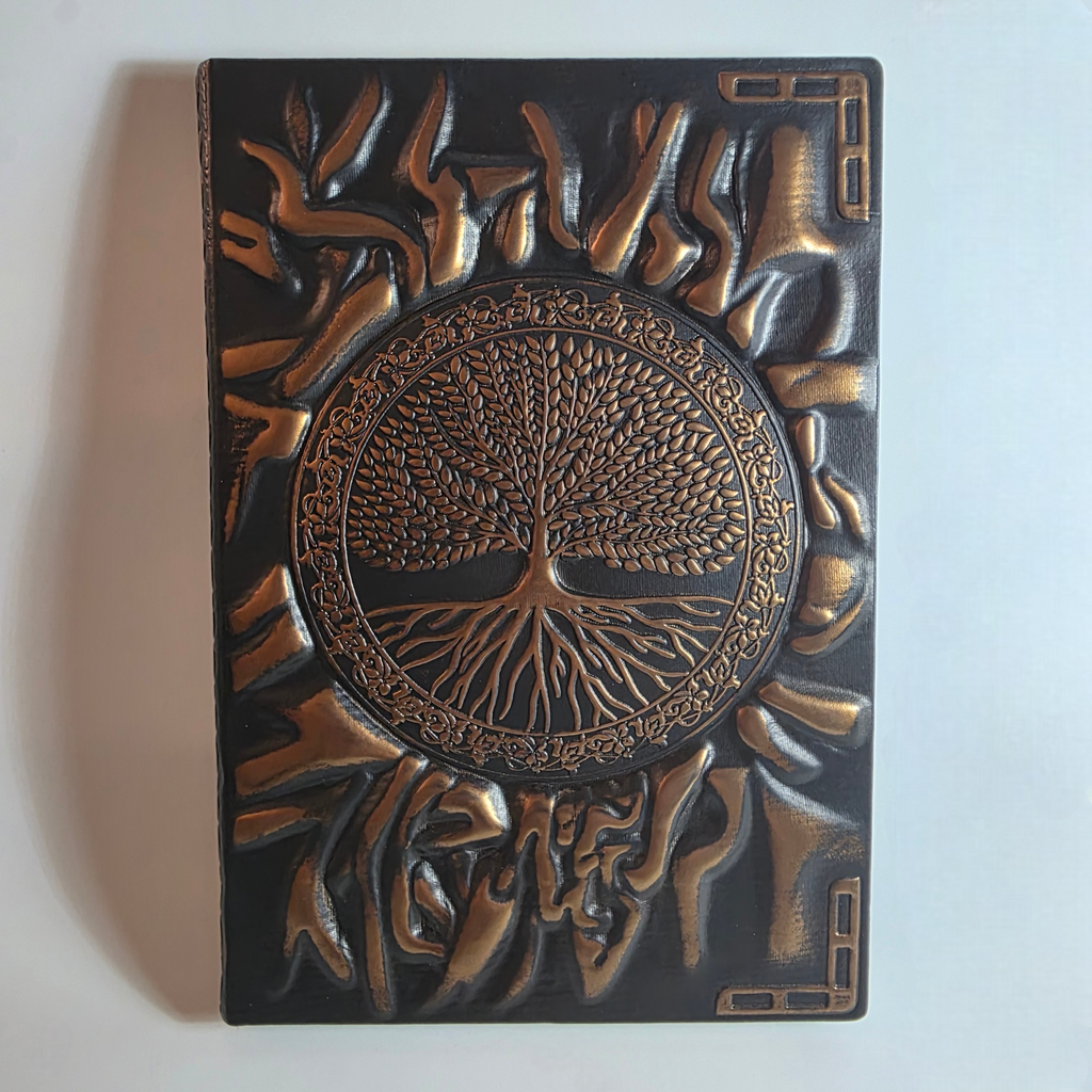 Kupfer-Notizbuch „Baum des Lebens“