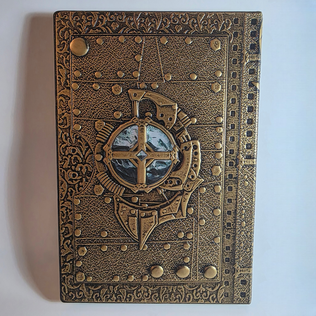 Carnet Don Quichotte en laiton