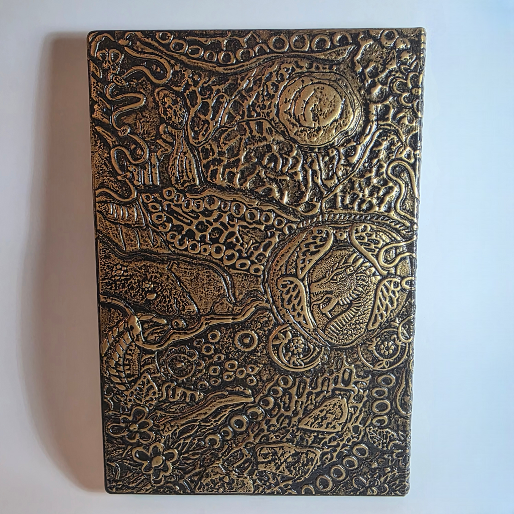 Wyvern Messing-Notizbuch