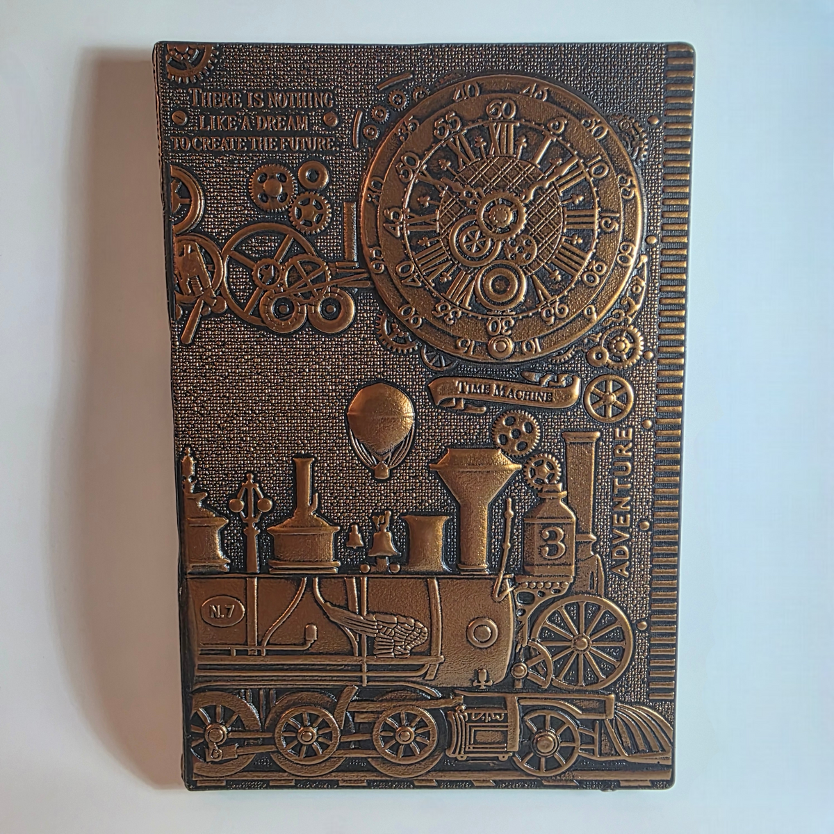 Copper Steam Train Notebook