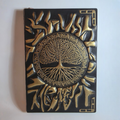 Notizbuch „Baum des Lebens“ aus Messing