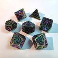 Set de dados de metal sólido Ruina Cromática