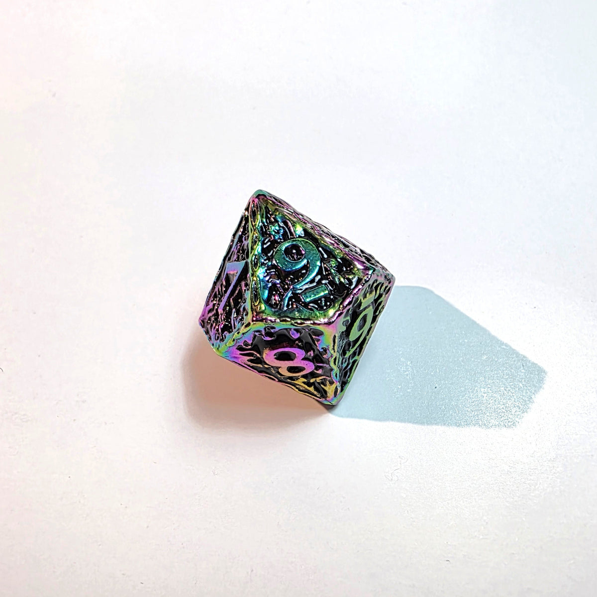 Chromatic Ruin Solid Metal Dice Set