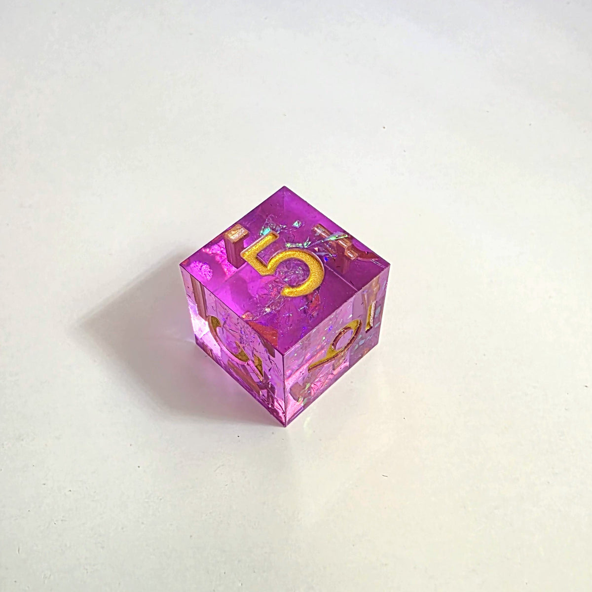 Fey Spark Sharp Edge Resin Dice Set