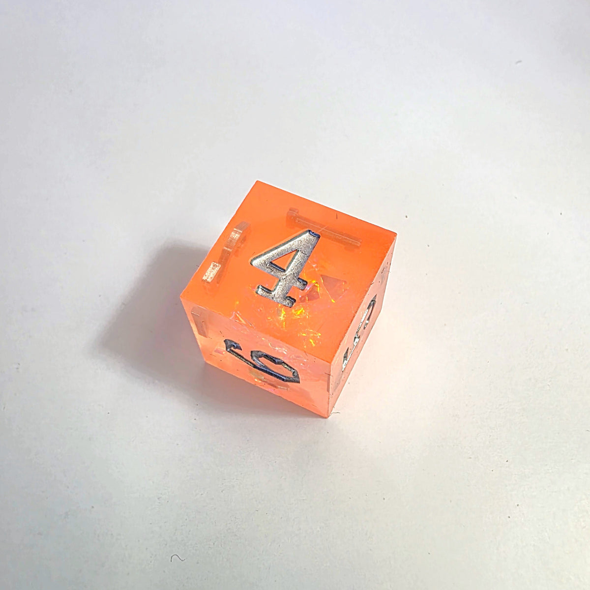 Ensemble de dés en résine à bords tranchants Peachy Dream