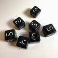 Black Digital Font Acrylic D6