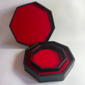 Red Double Octagonal Dice Tray & Storage