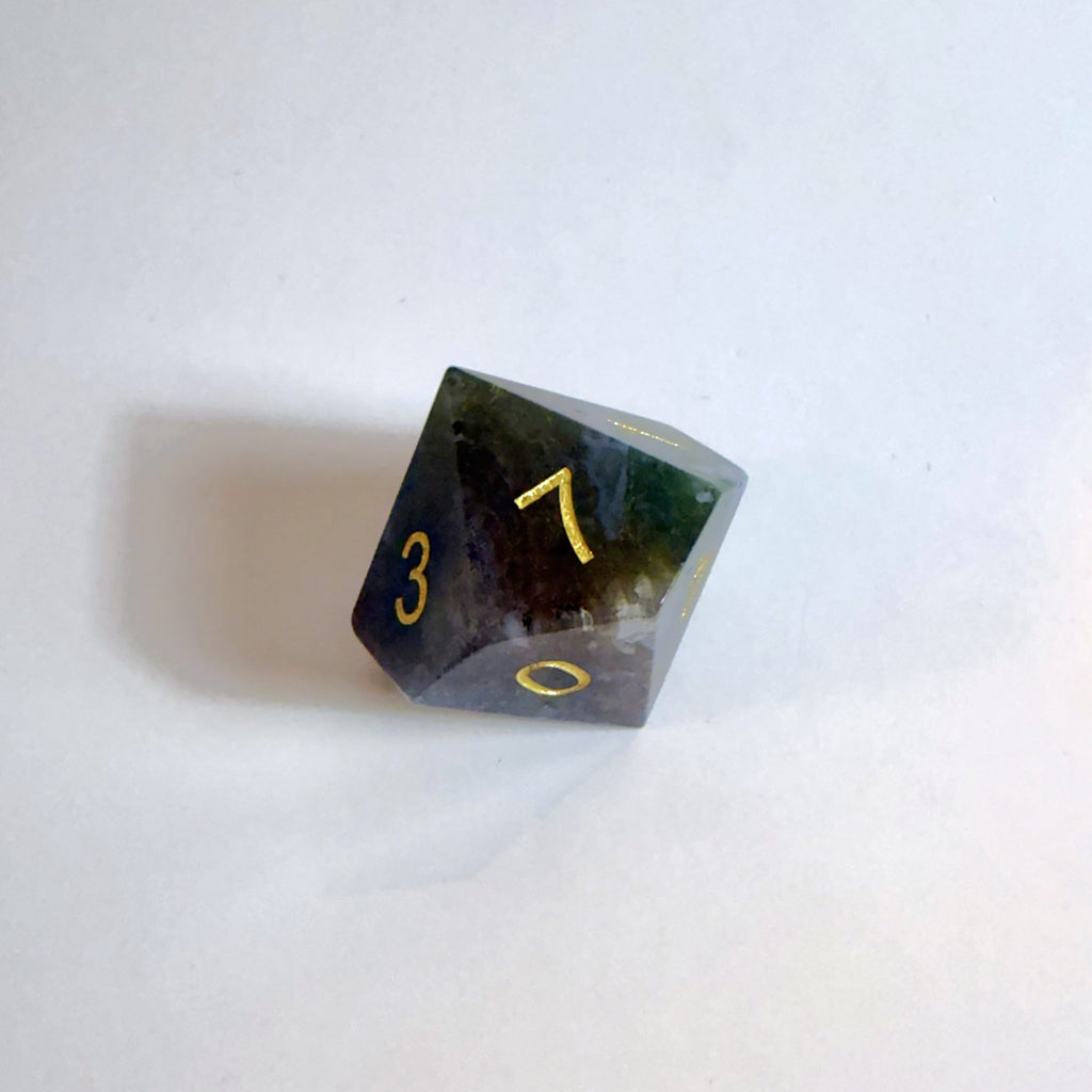Jeu de dés en agate indienne