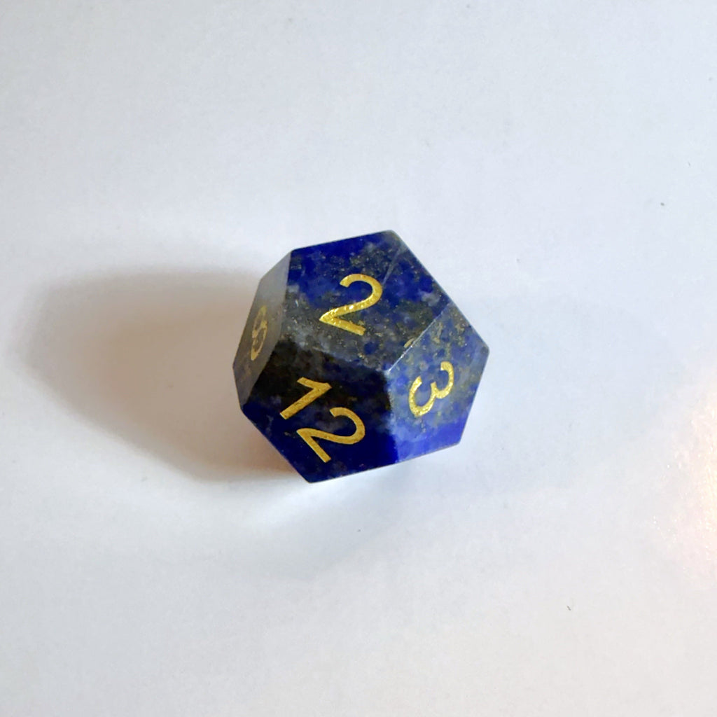 Jeu de dés en lapis-lazuli