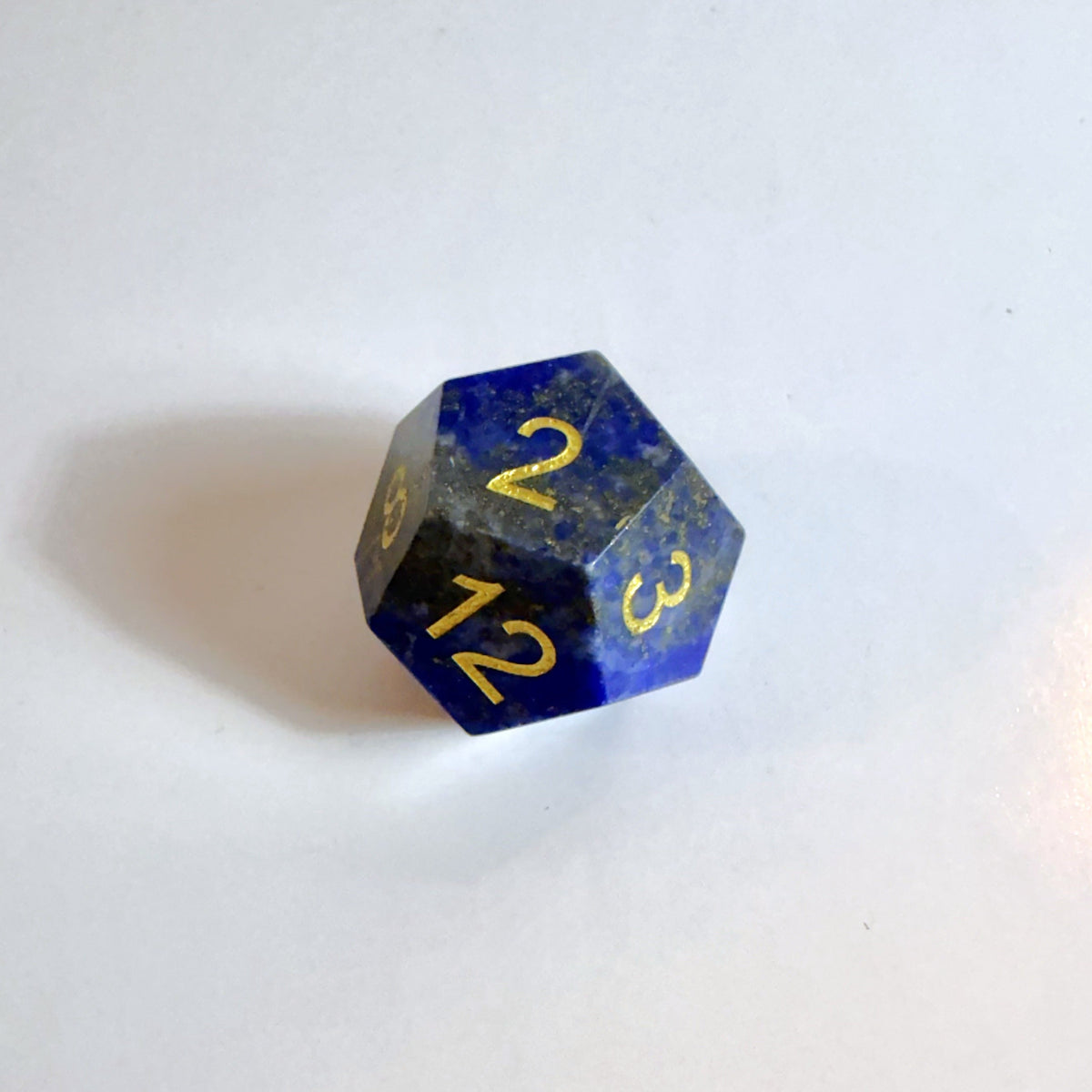 Lapis Lazuli Gemstone Dice Set