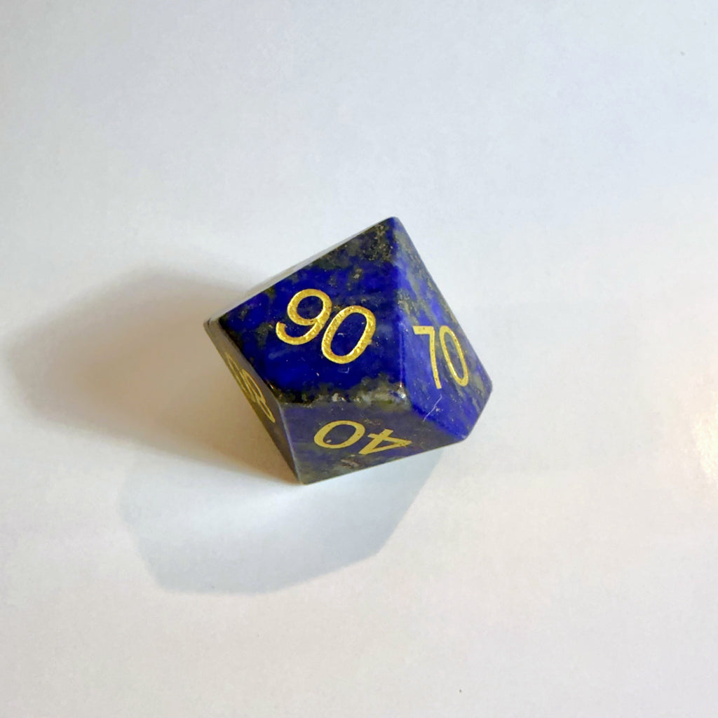 Jeu de dés en lapis-lazuli