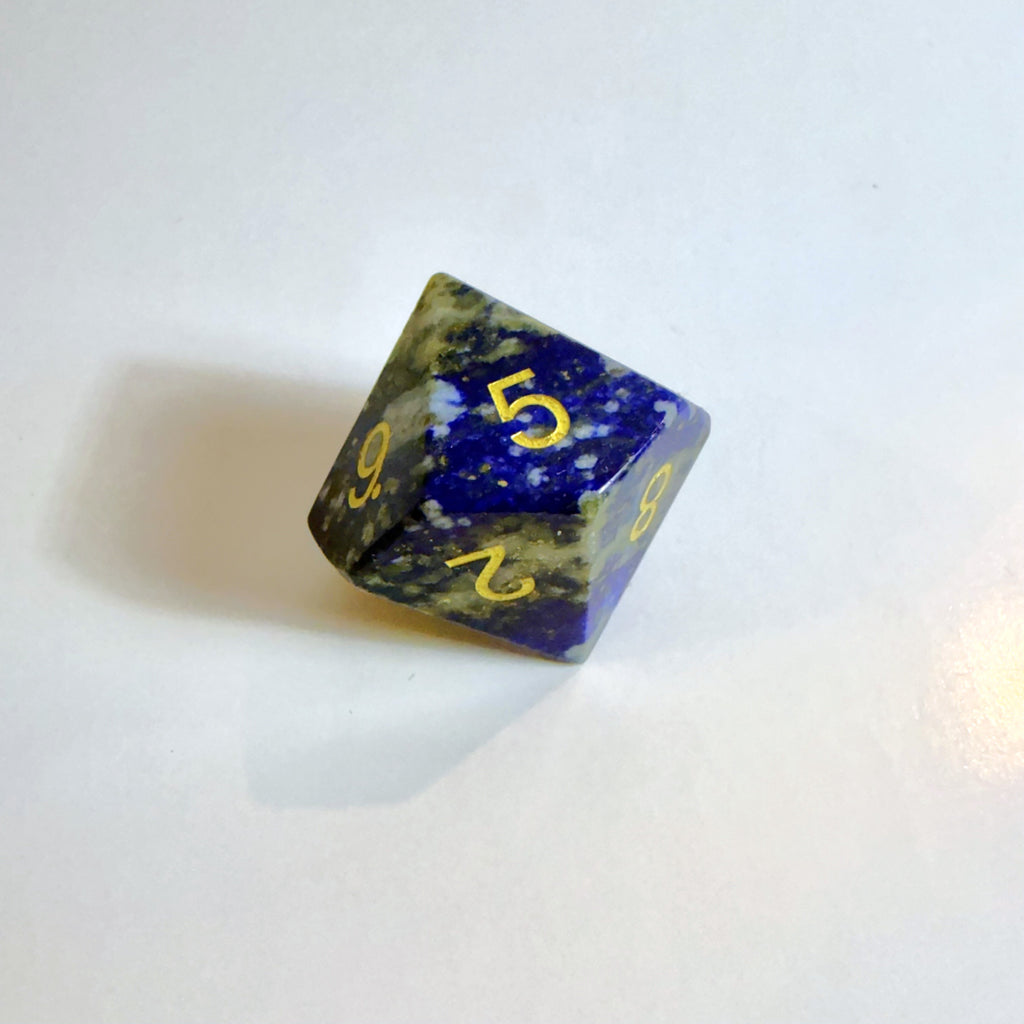 Jeu de dés en lapis-lazuli
