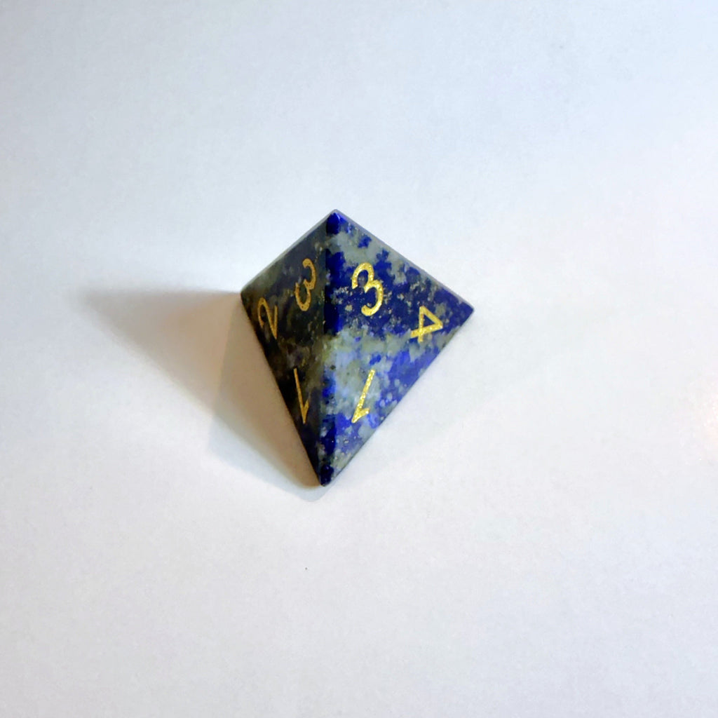 Jeu de dés en lapis-lazuli