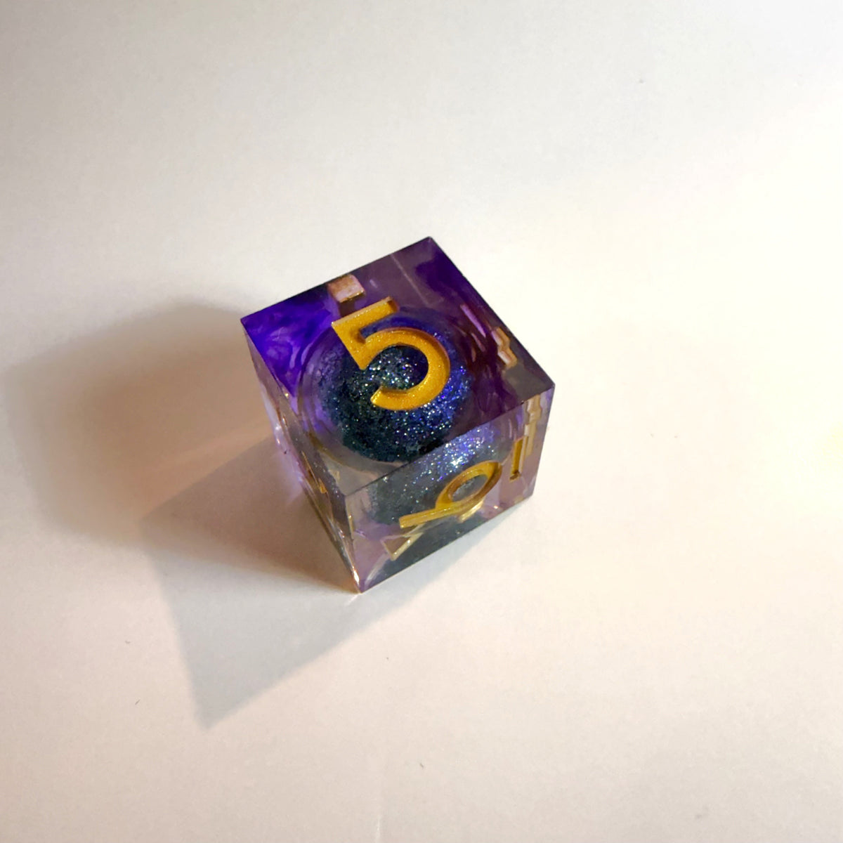 Nebulite Core Liquid Core Resin Dice Set